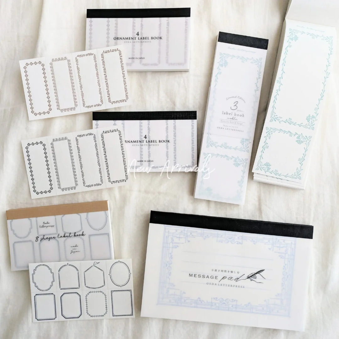 New arrivals from OEDA LETTERRESS