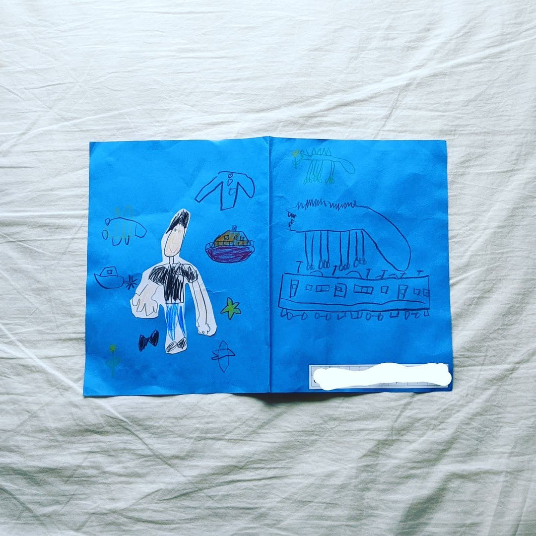 The letter from my son to my husband on Father's Day.