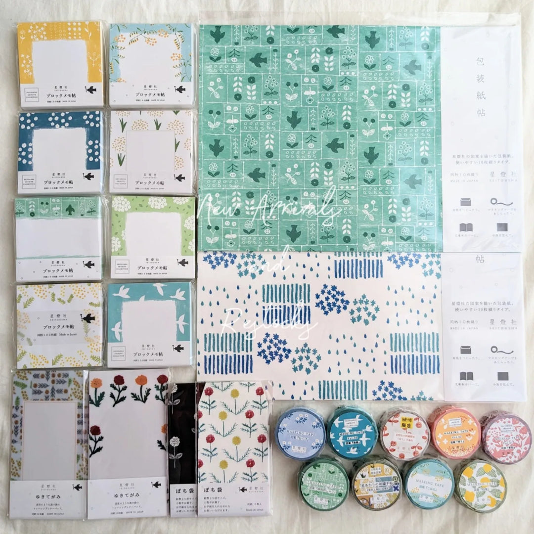 New arrivals and Restocks from Seitousha