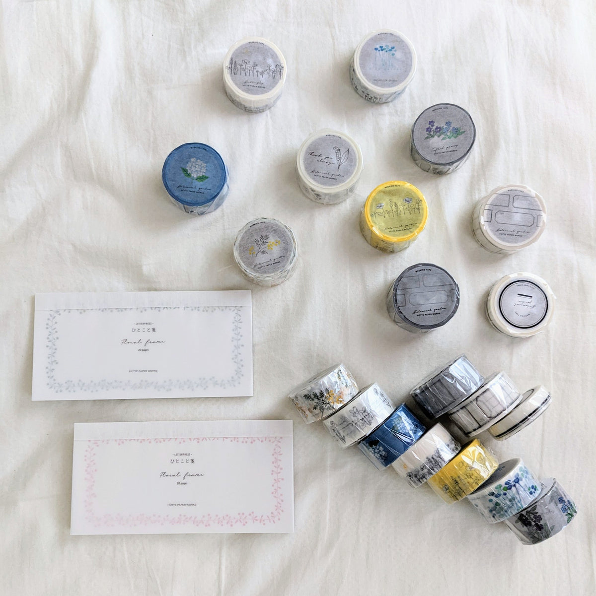 New arrivals and restocks from Hutte paper works ♡