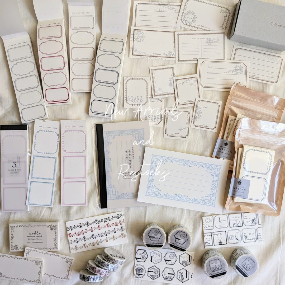 New arrivals and restocks from OEDA LETTERPRESS ♡