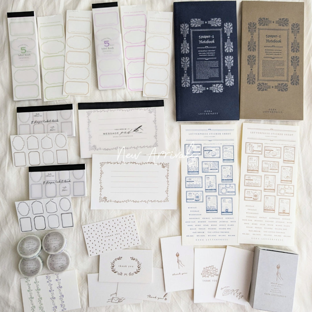New arrivals from OEDA LETTERPRESS ♡