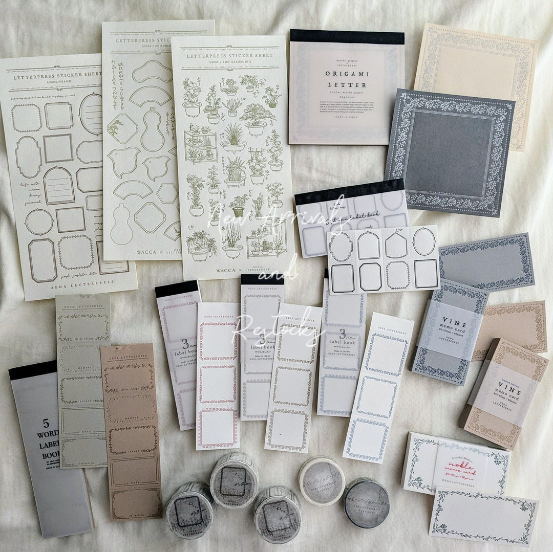 New arrivals and Restocks from OEDA LETTERPRESS♡