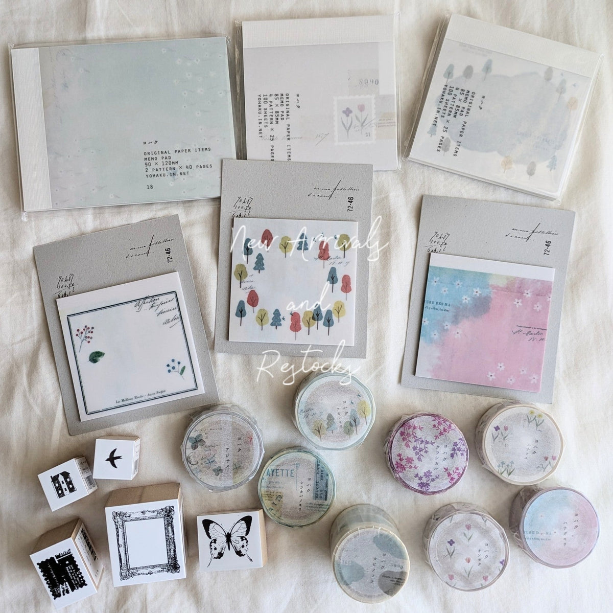 New Arrivals and Restocks from Yohaku ♡