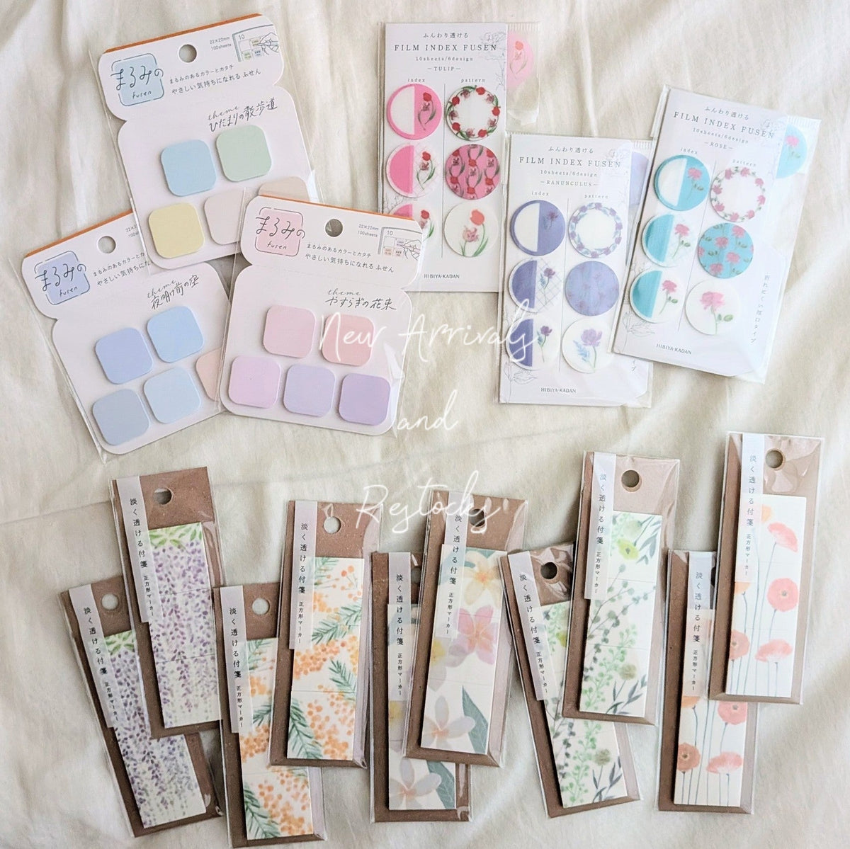 New Arrivals and Restocks from kamidea, Hibiyakadan, biverly♡