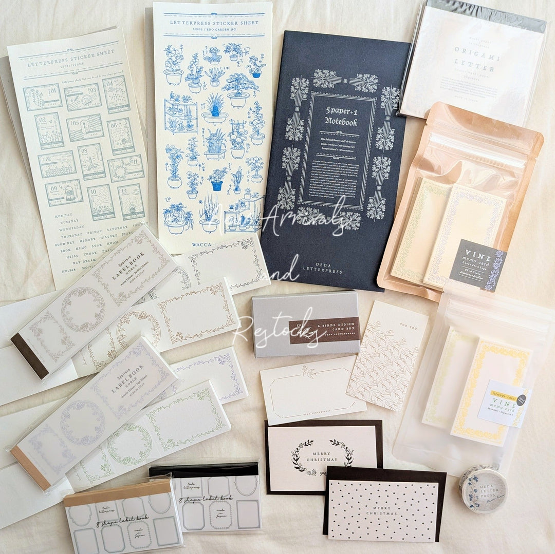 New Arrivals from OEDA LETTERPRESS♡