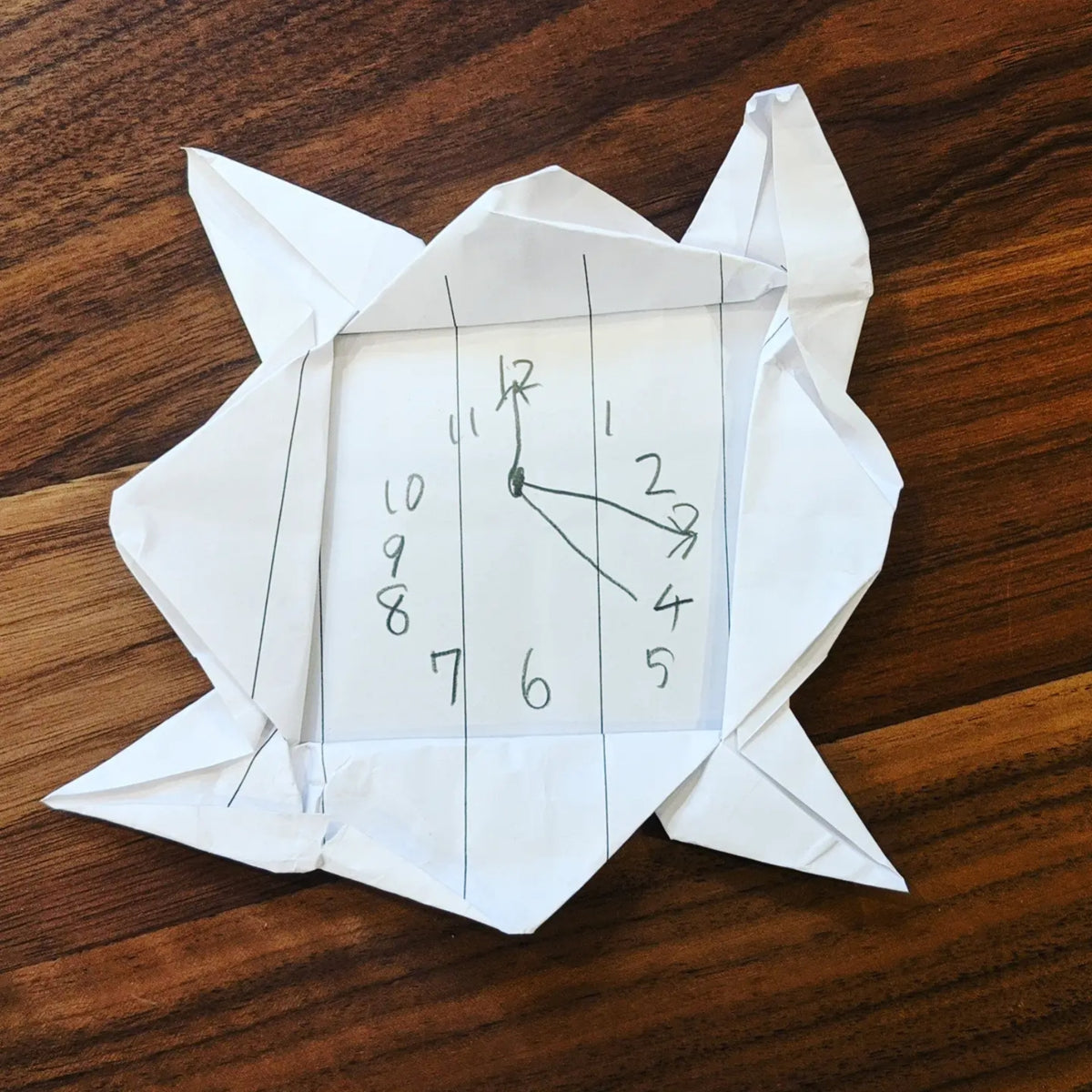 My son's new creation, an alarm clock!