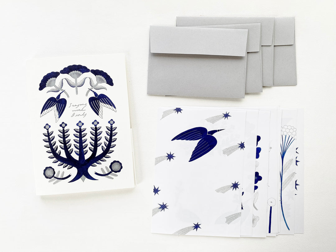 totoganashi / Letter Writing Set -Season with Birds to_pa23