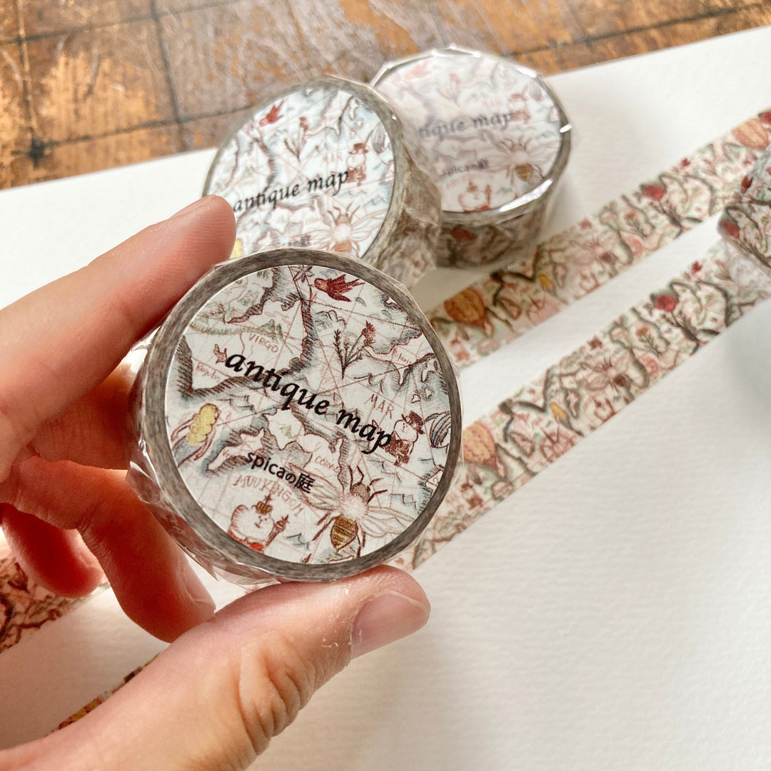 spica garden / Washi Tape -antiquemap SM14