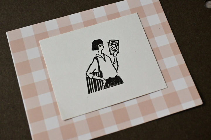 MA7stamp / Rubber Stamp -Lost Fumiko