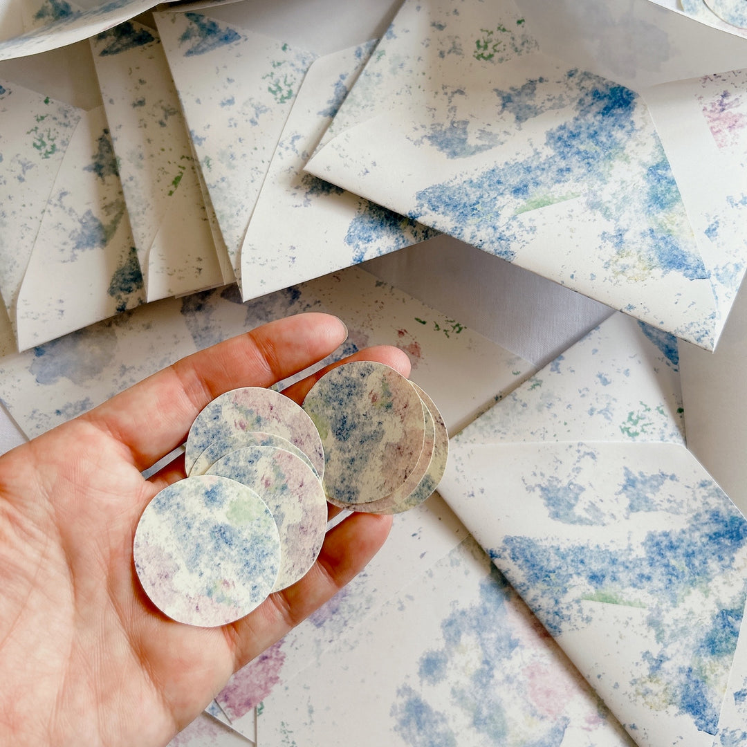 Kisetsu no Tegamiya / Mini Letter Set -Hydrangea on a rainy day