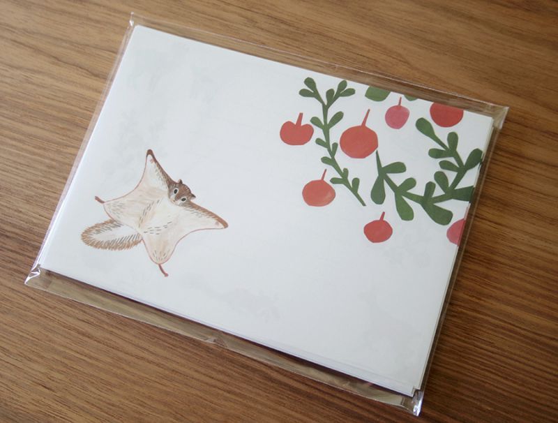 4legs / Mini letter paper <Flying squirrel /35 sheets>