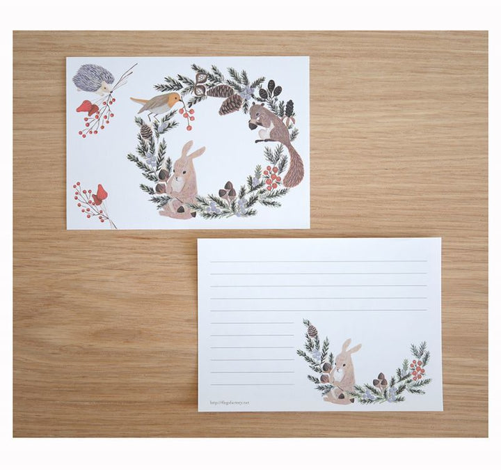 4legs / Mini letter paper<set-B, 10 types x 4 sheets each>