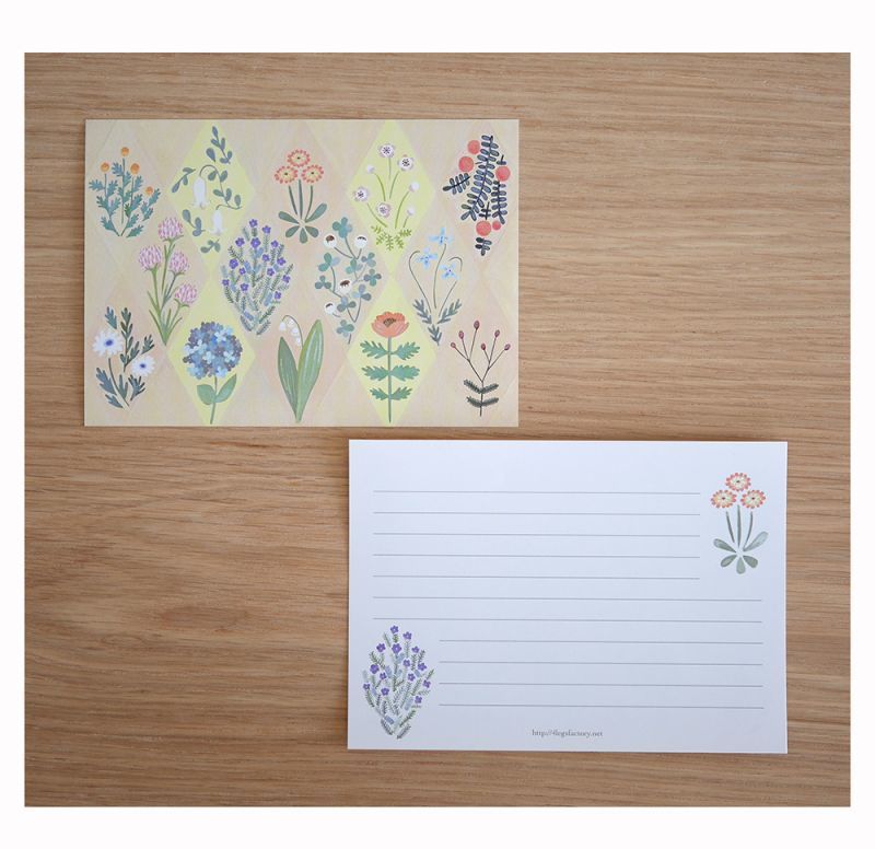4legs / Mini letter paper<set-B, 10 types x 4 sheets each>