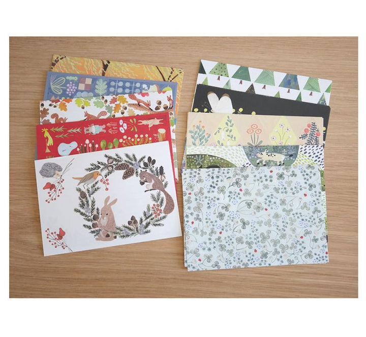 4legs / Mini letter paper<set-B, 10 types x 4 sheets each>