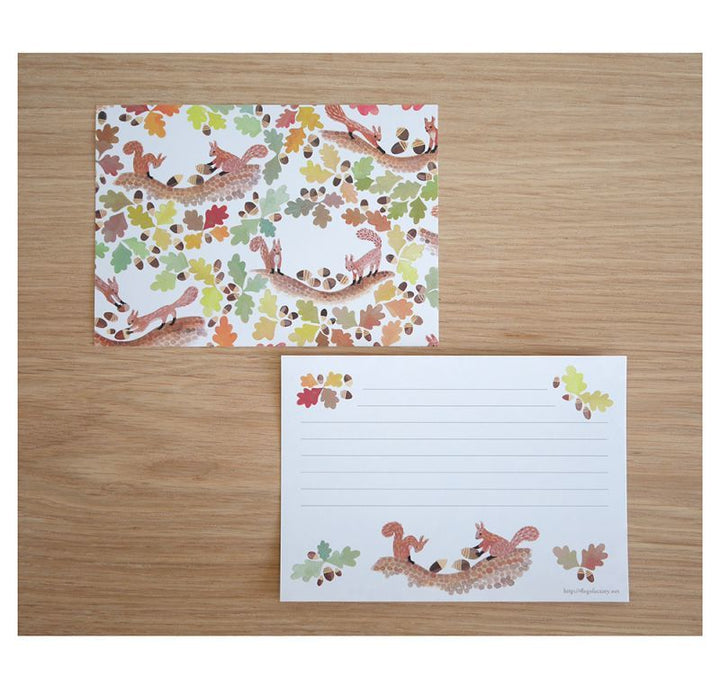 4legs / Mini letter paper<set-B, 10 types x 4 sheets each>
