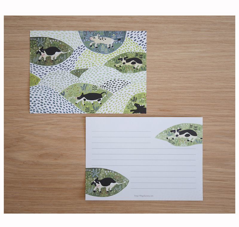 4legs / Mini letter paper<set-B, 10 types x 4 sheets each>