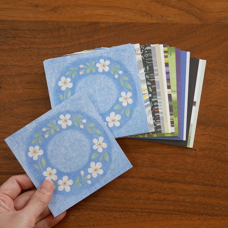 4legs / Botanical Letter Paper <set-B, 14 types x 7 sheets each>