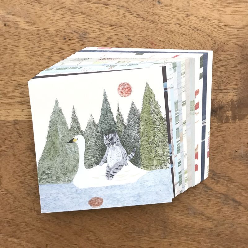 4legs / Wild birds letter Paper <14 types x 7 sheets each>