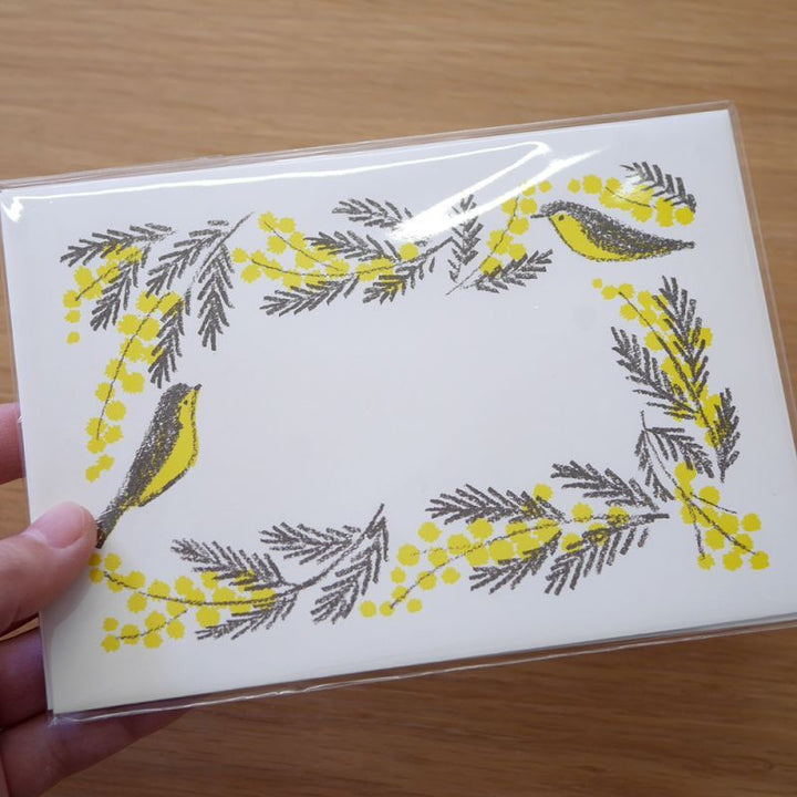 4legs / Envelopes 5sheets <Mimosa and Little Bird >