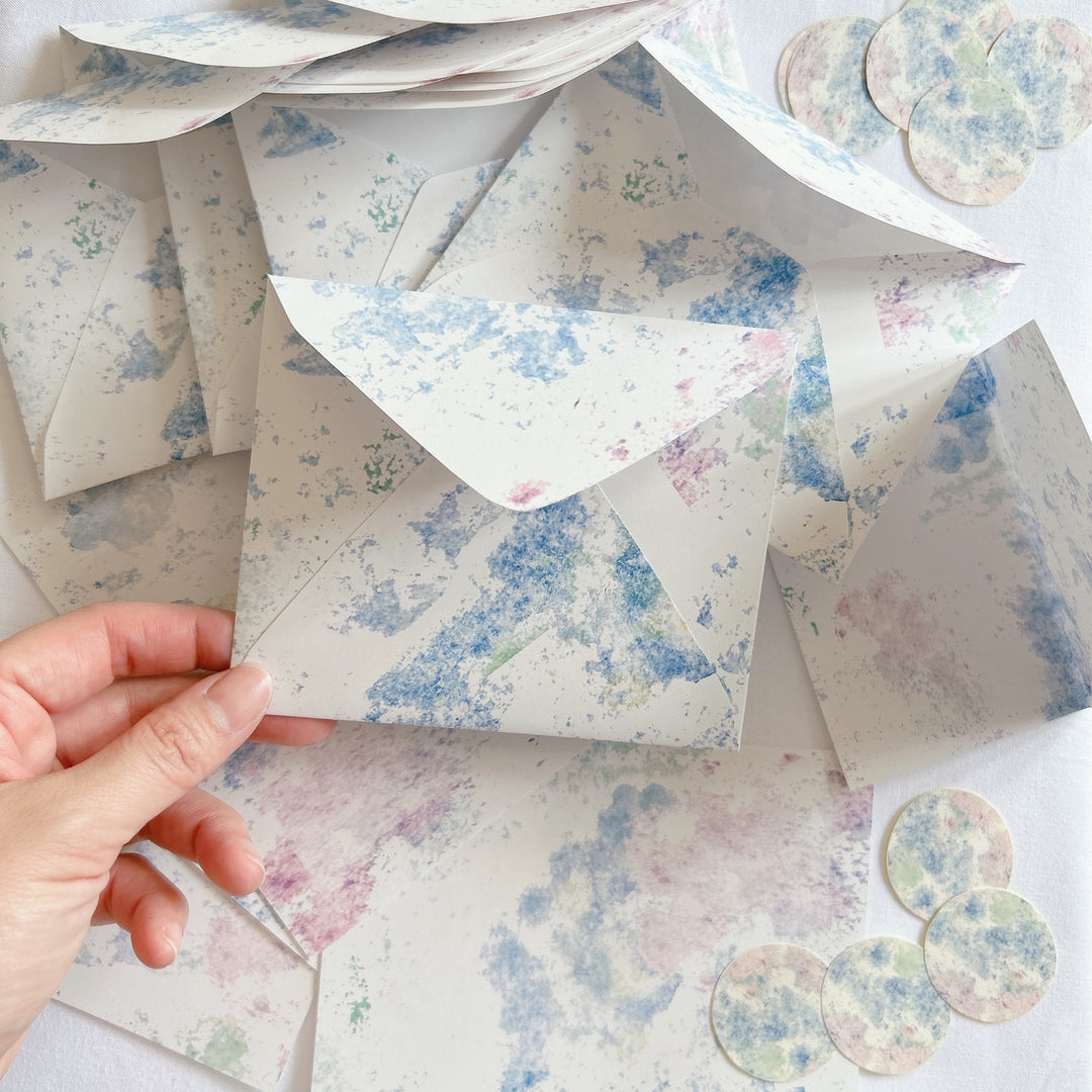 Kisetsu no Tegamiya / Mini Letter Set -Hydrangea on a rainy day