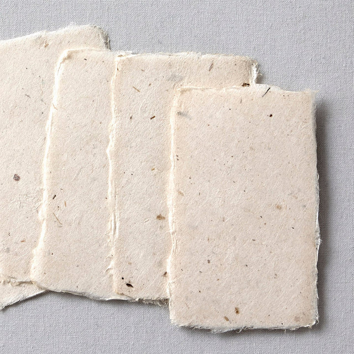 WACCA Handmade deckle edged washi paper card /KAMITSURE BU18