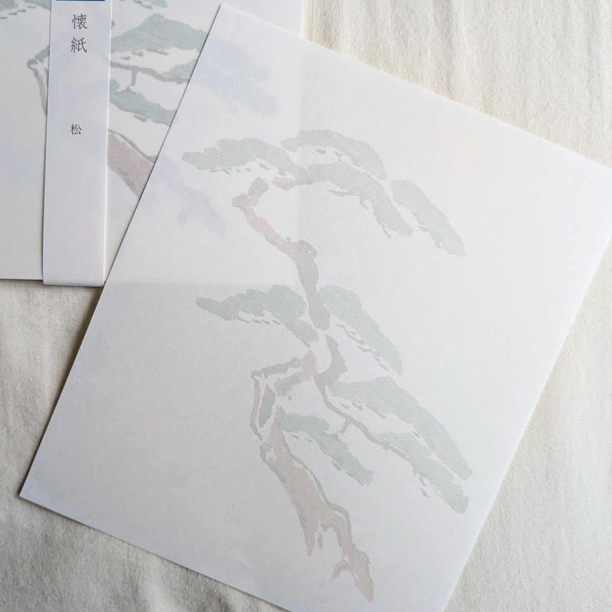 Tsujitoku / Japanese Kaishi Paper -Pine