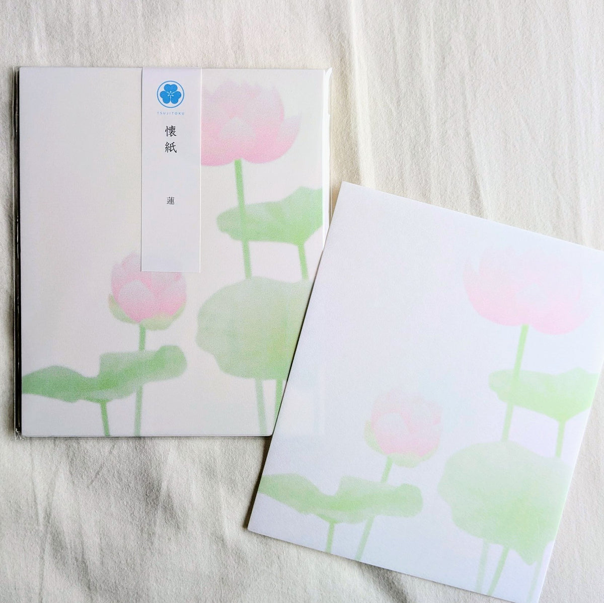 Tsujitoku / Japanese Kaishi Paper -Lotus