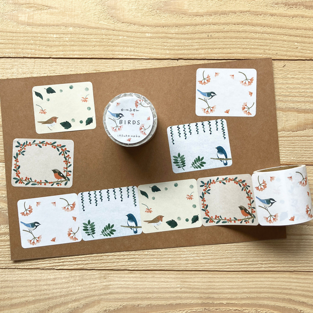 Itsuko Naka / Rolled Sticky Note -BIRDS