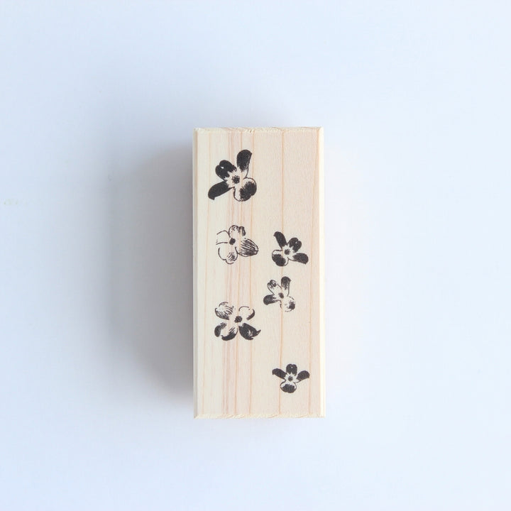 always smile... / Rubber Stamp -Dogwood