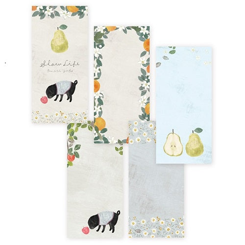 Yuko Omori / Small Writing Pad -Slow Life