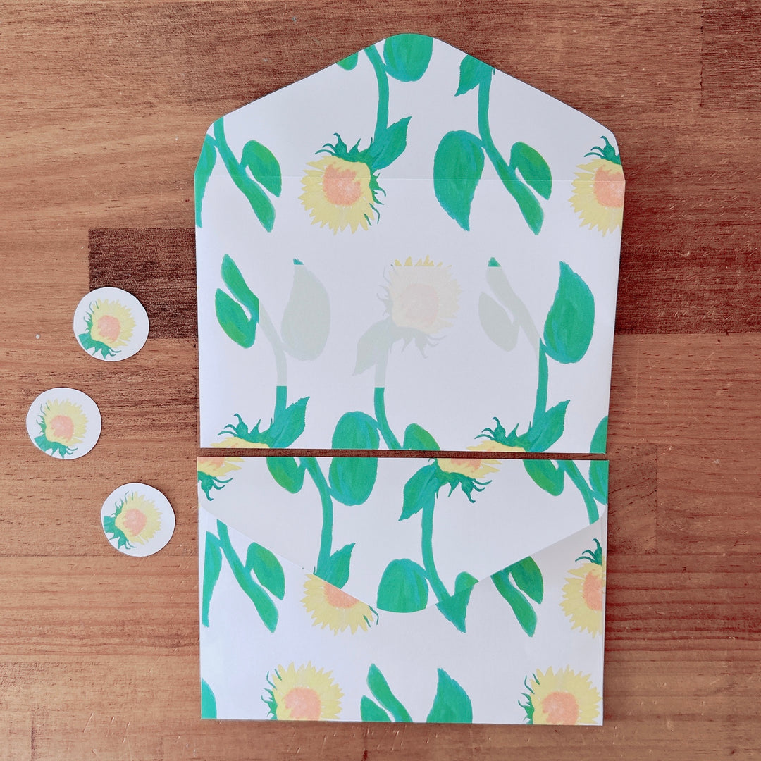 Kisetsu no Tegamiya / Letter Writing Set -Sunflower