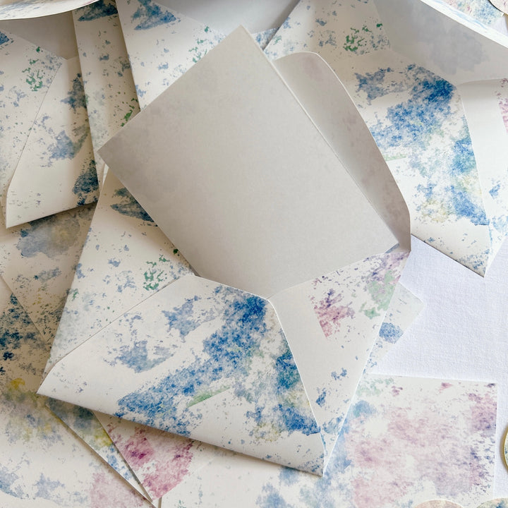 Kisetsu no Tegamiya / Mini Letter Set -Hydrangea on a rainy day