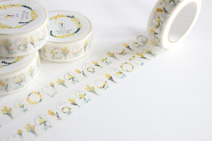 spica garden / Washi Tape -mimosa SM3