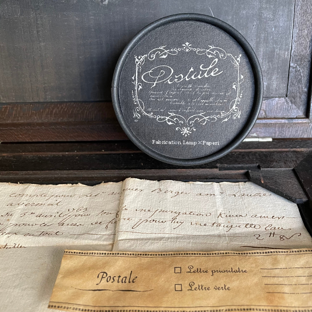 Lamp x Paperi Brocante / coffee dye lavel (Postale)