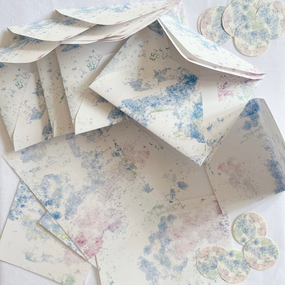 Kisetsu no Tegamiya / Mini Letter Set -Hydrangea on a rainy day