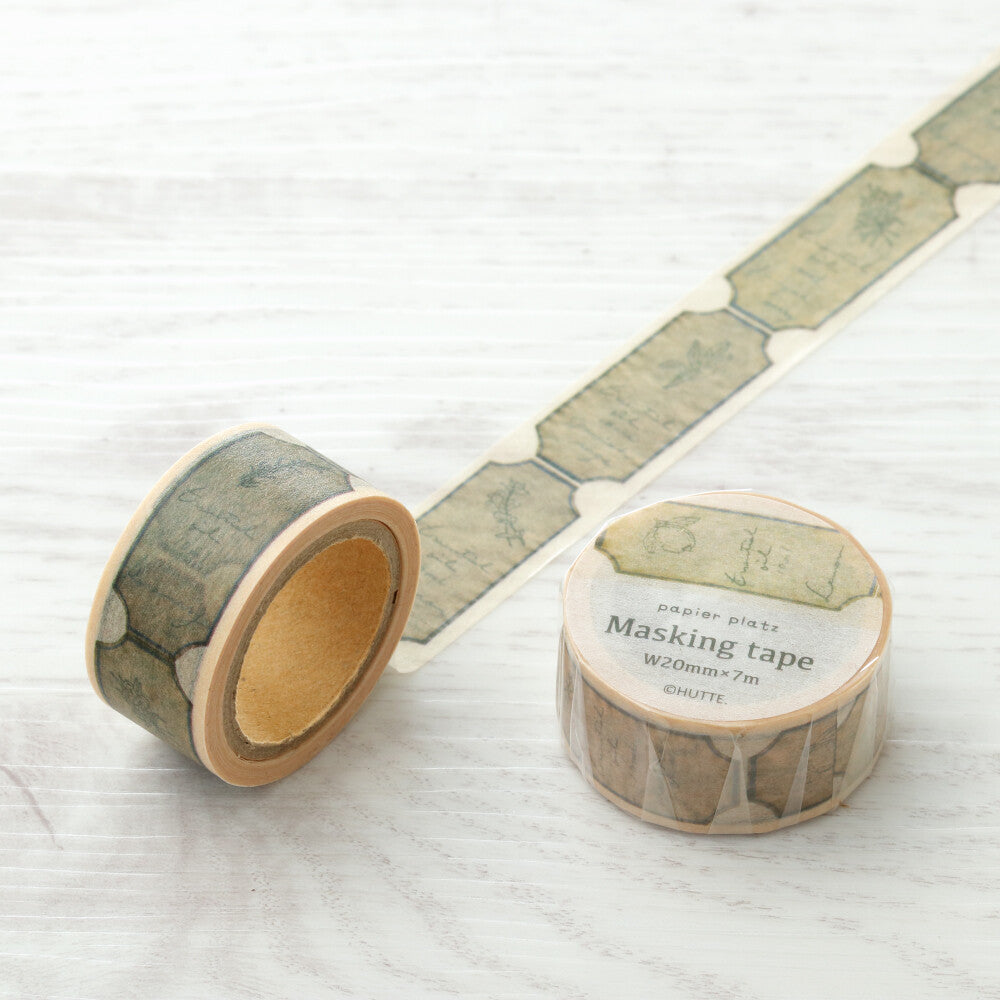 HUTTE./ Washi Tape -Beige