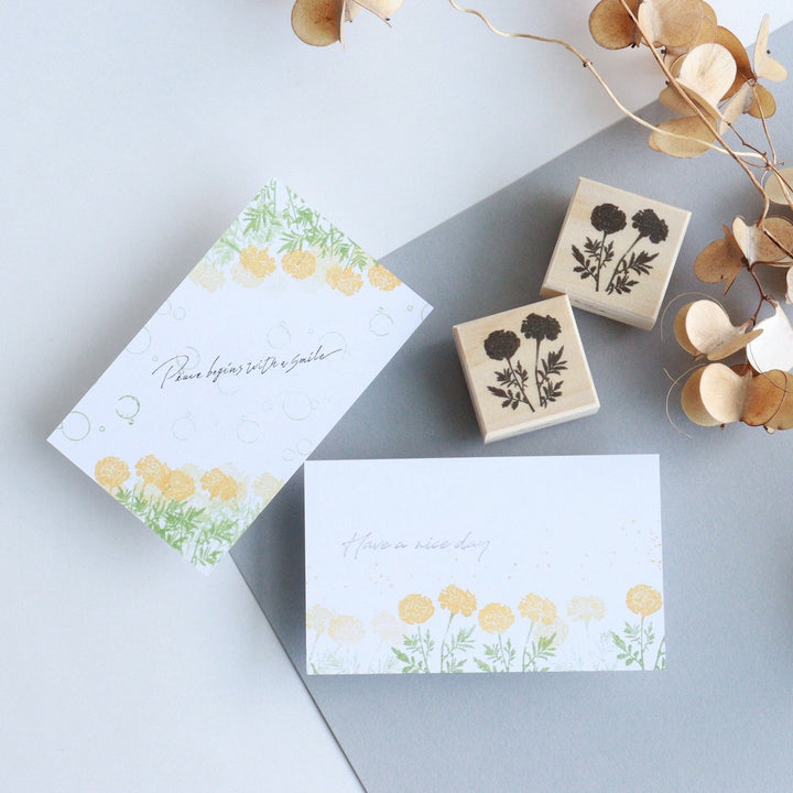 Rubber Stamps -Marigold