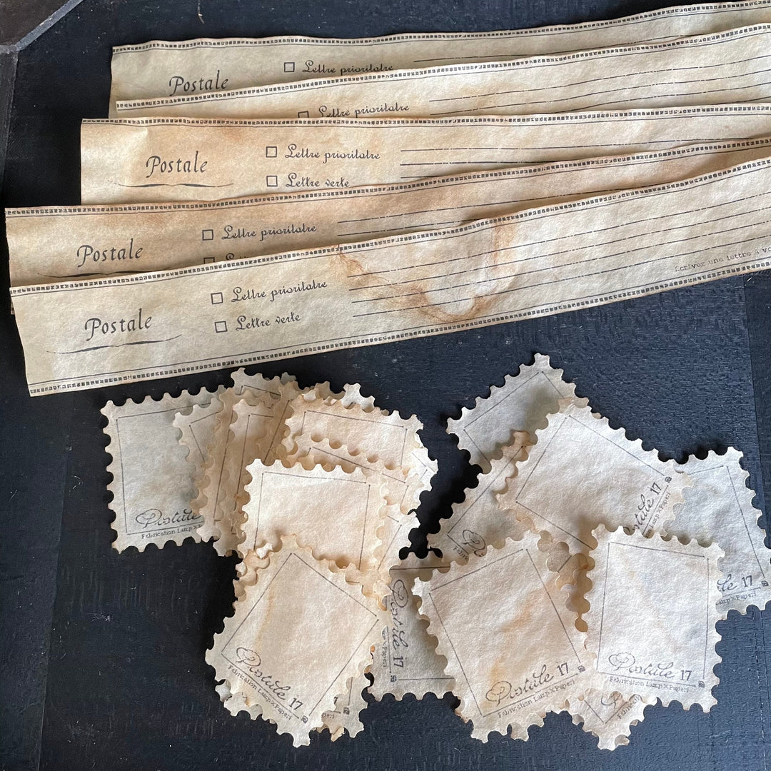 Lamp x Paperi Brocante / coffee dye lavel (Postale)