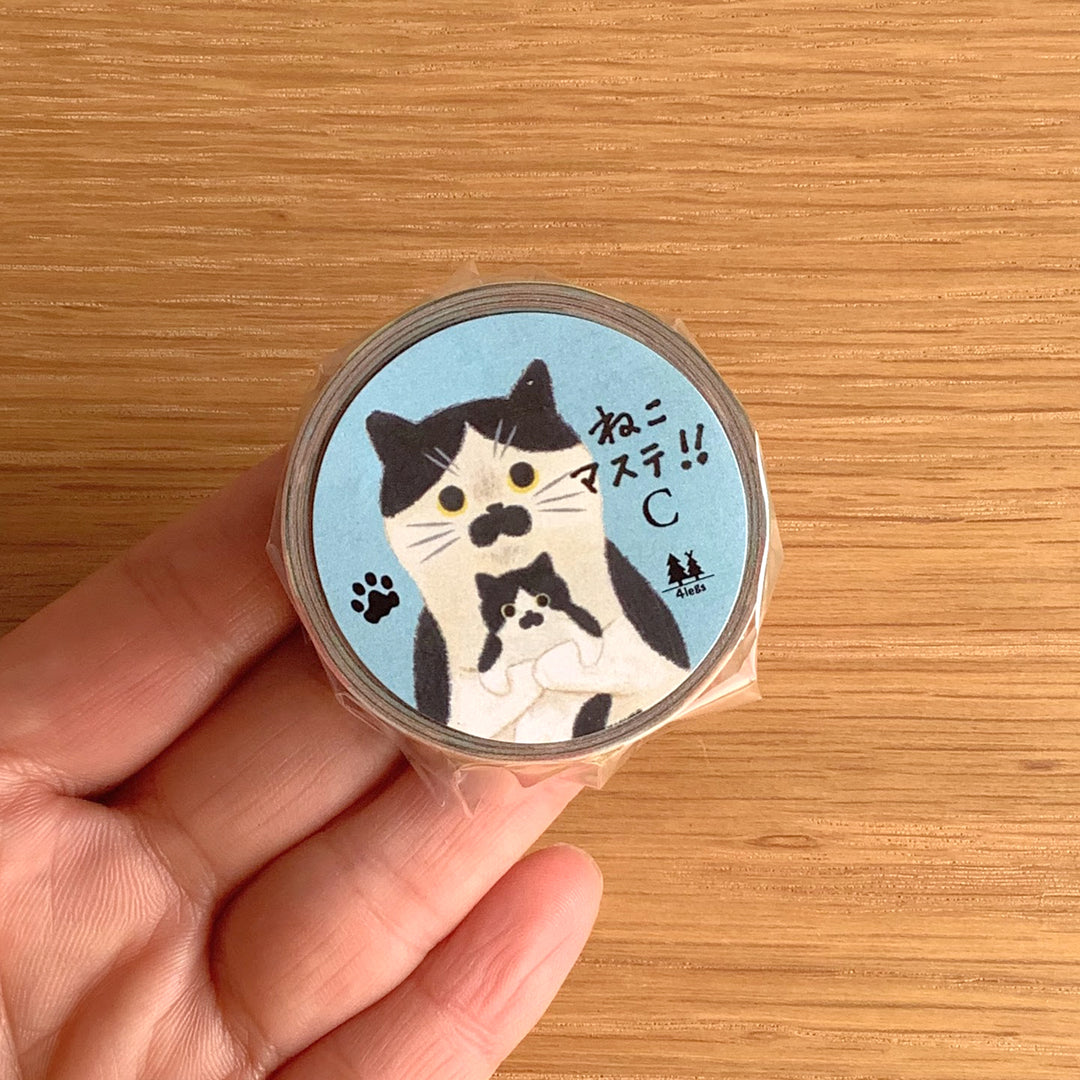 4legs / Washi Tape -Cats <C>