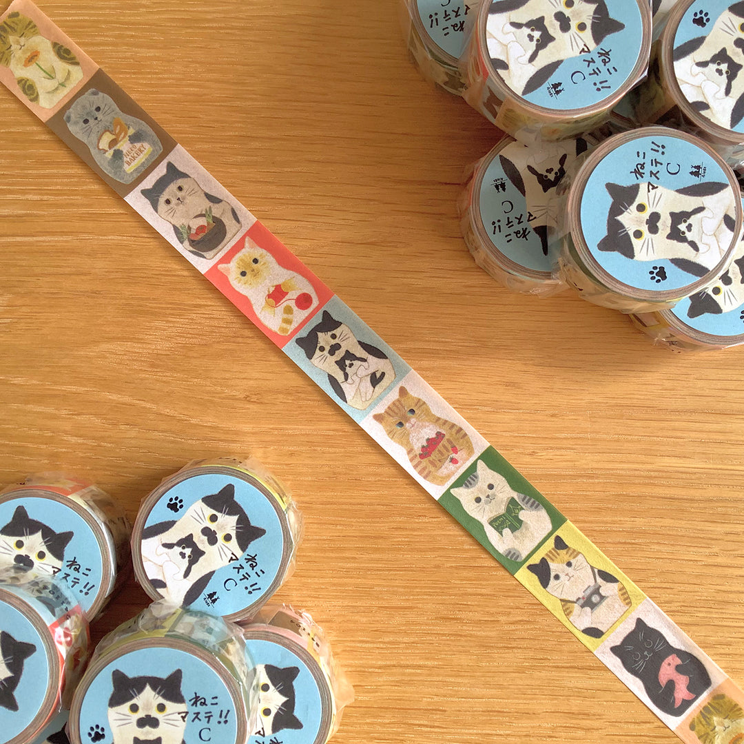 4legs / Washi Tape -Cats <C>