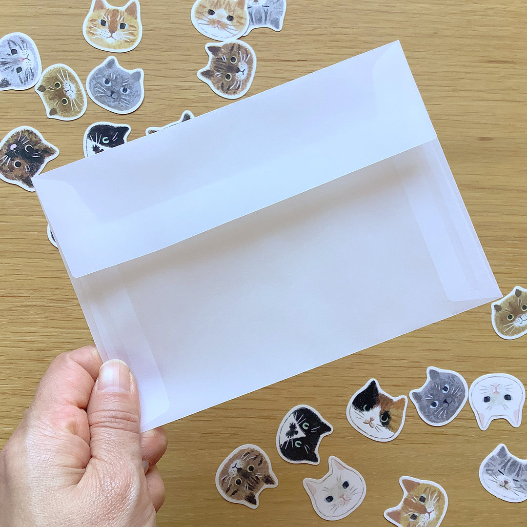 4legs / Stickers -Cat faces