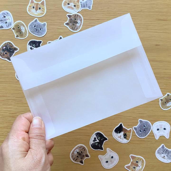 4legs / Stickers -Cat faces