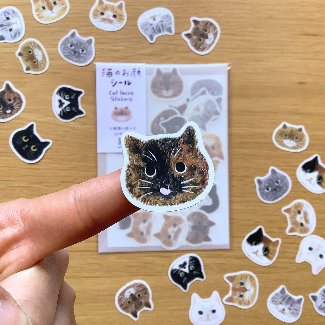 4legs / Stickers -Cat faces