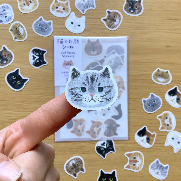 4legs / Stickers -Cat faces