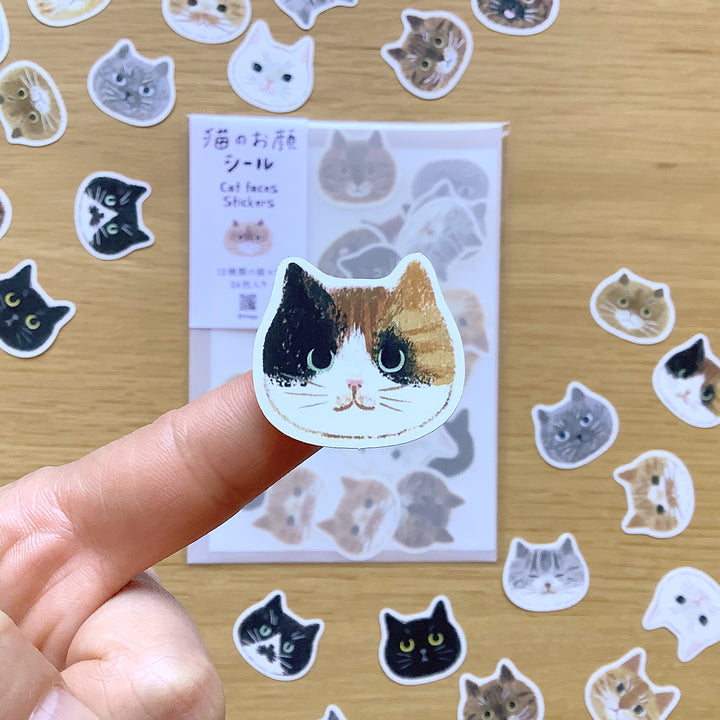 4legs / Stickers -Cat faces