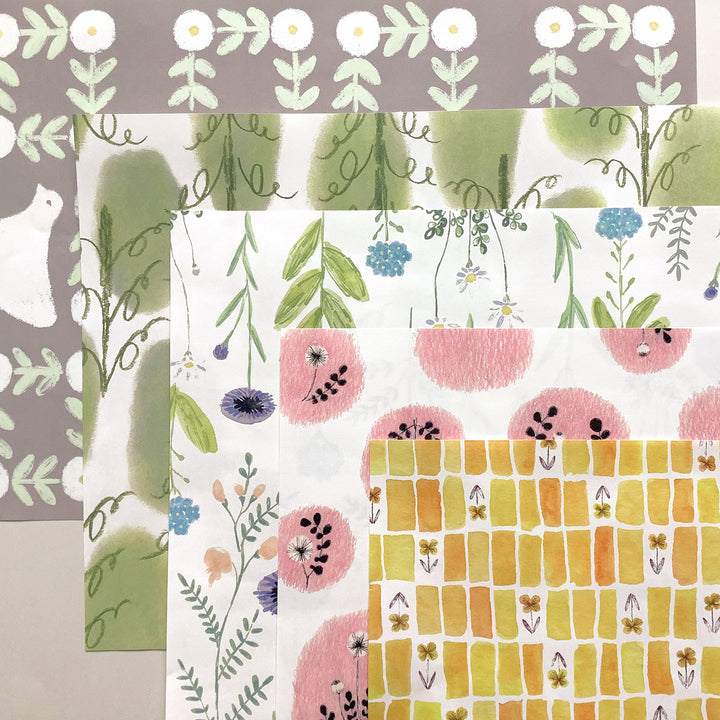 4legs / A4 Design paper <20 sheets / 5 types x 4 sheets>