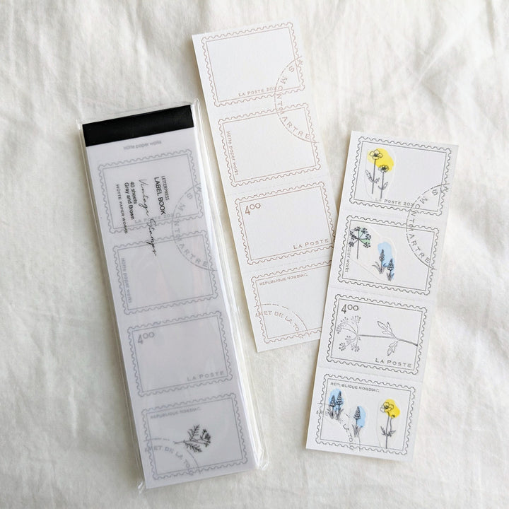 Hutte Paper Works / Label book -Stamp frame HLB-902