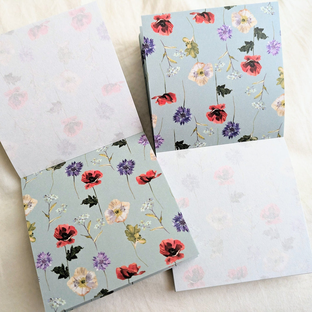 Square Memo Pad -grasse Calm Day MMP-002