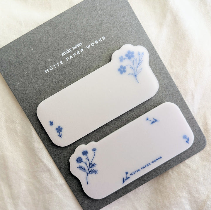 Hutte Paper Works / Tracing Paper Sticky Note -BLUEF LORAL series